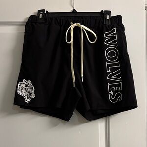 Darc Sport Black Wolves Athletic Shorts